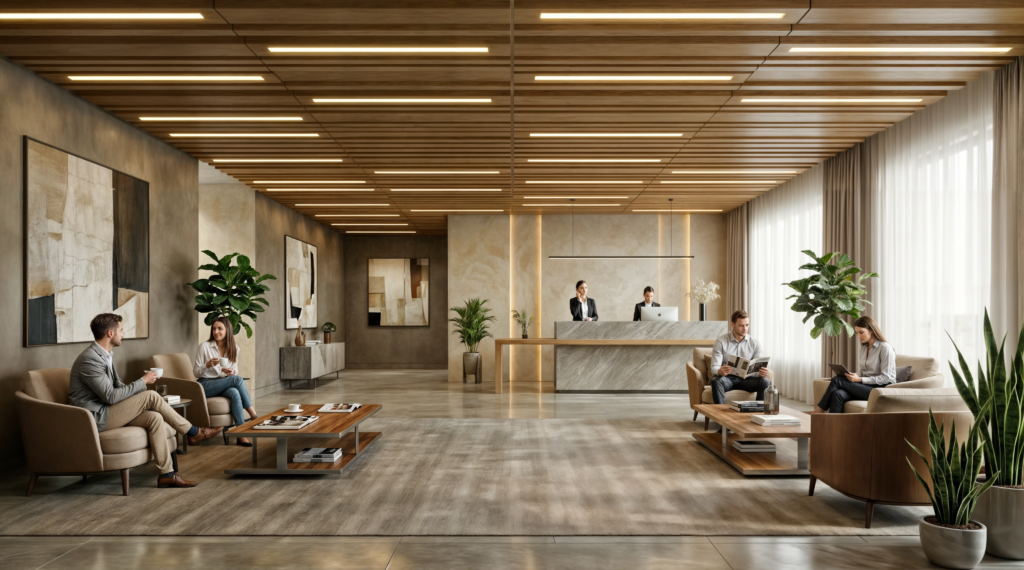 Folded Baffles 003 | Acoustical Ceiling Baffles