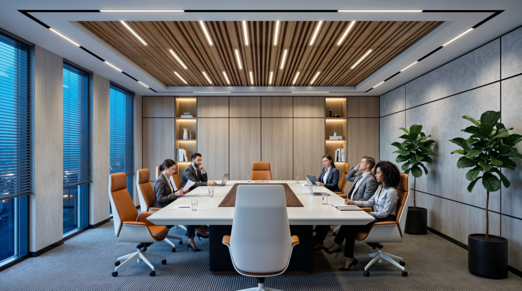 Folded Baffles 003 | Acoustical Ceiling Baffles