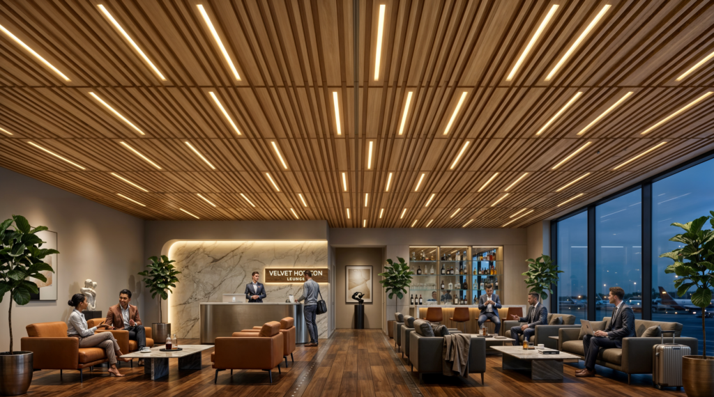 Folded Baffles 003 | Acoustical Ceiling Baffles