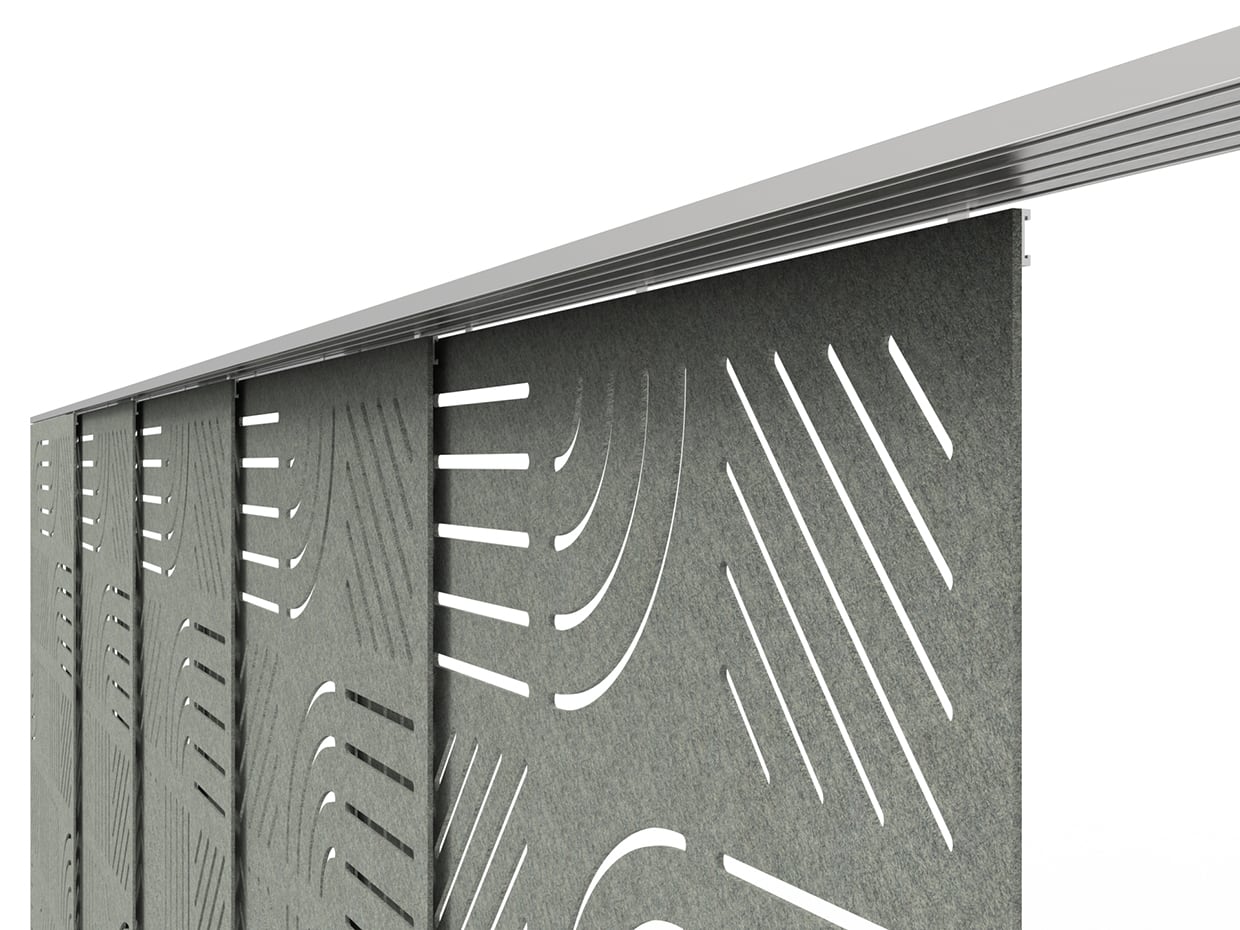 Draped Dividers 005 - Soundproofing Room Divider | CSI Creative