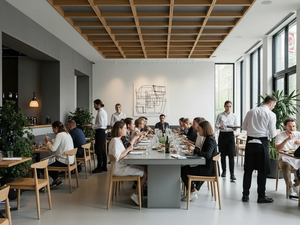 Cube 001 | Coffered Wood Ceiling