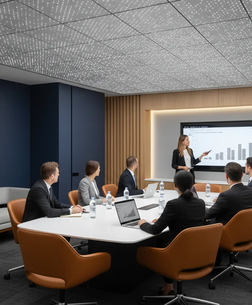 Backlit Perforated Panels